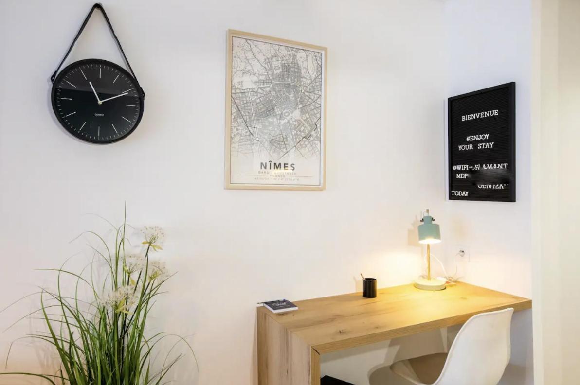 Studio Terrasse & Parking Gratuit En Residence Nimes Exterior photo